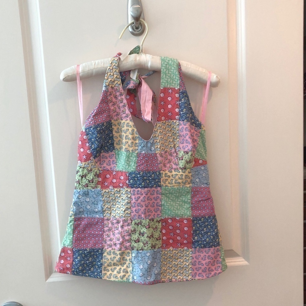 Vineyard Vines Patchwork Halter Top - image 4